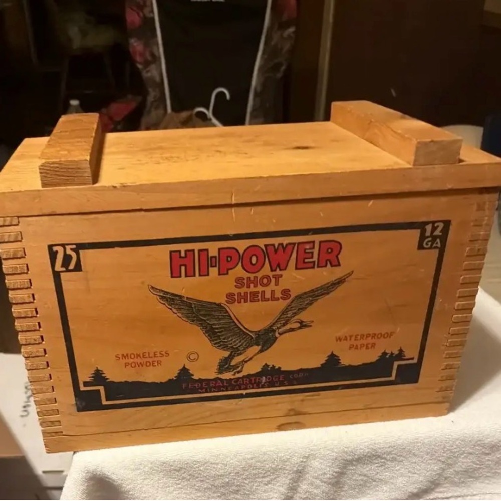Wooden Storage Crate in Natural Wood